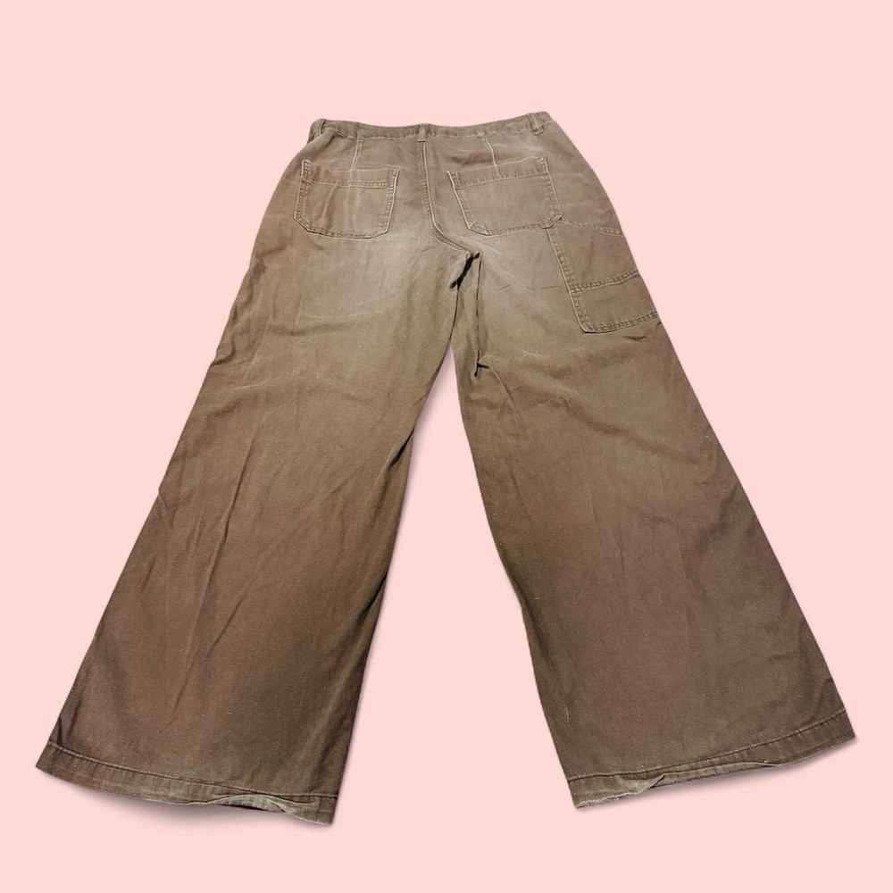 Wide Leg Brown Pants